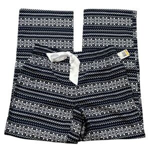 Nautica Women's Blue Snowflake Flannel Pajama Lounge Pants‎ - size Small NWT